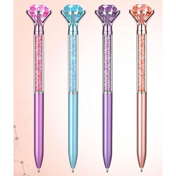 Jewel Top Pen Hot Pink - Picture 3 of 4